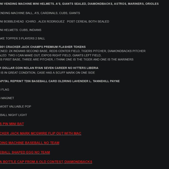 BASEBALL LOT MINI HELMETS BOBBLEHEAD ICHIRO A ROD BALL NIGHT LIGHT CRACKER JACK - Picture 10 of 10